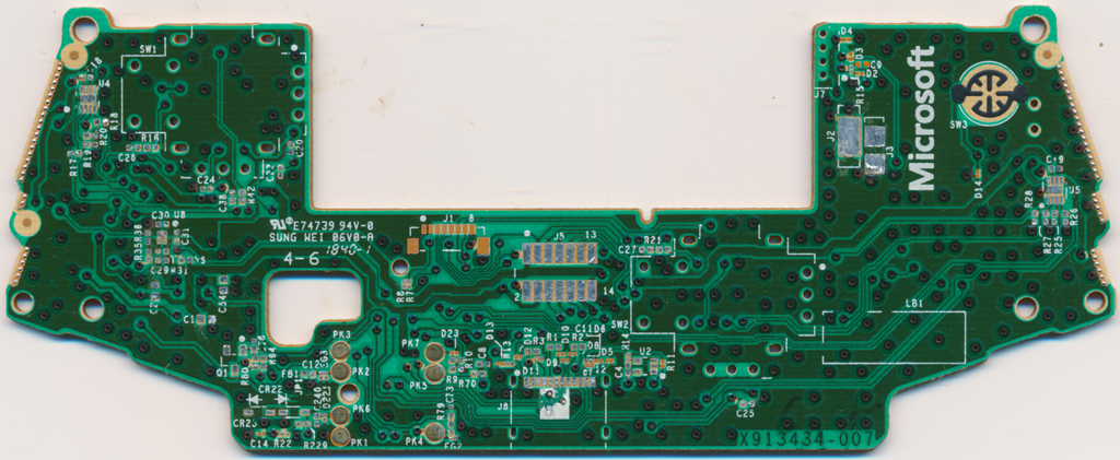 Xb1 Controller Pcb Scans Traces And
